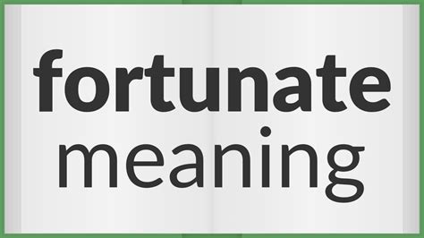fortunate meaning in spanish