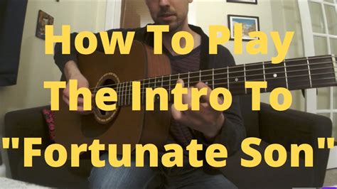 fortunate son guitar lesson