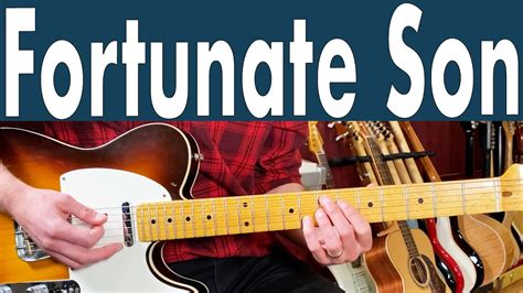 fortunate son on guitar