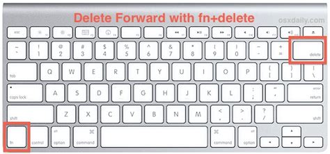 forward delete on mac