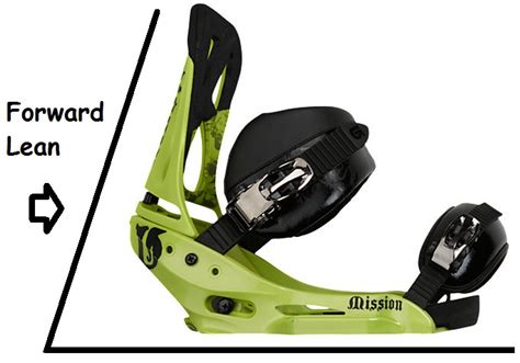 Forward Lean Adjustment Snowboard Bindings