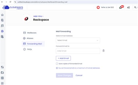 Forward Rackspace Email To Gmail