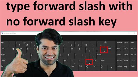 forward slash not working on keyboard