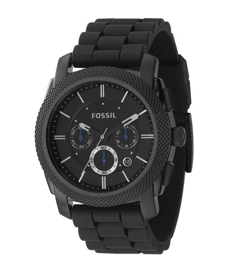 fossil all black watch