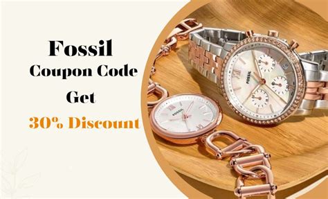 fossil coupon code discount