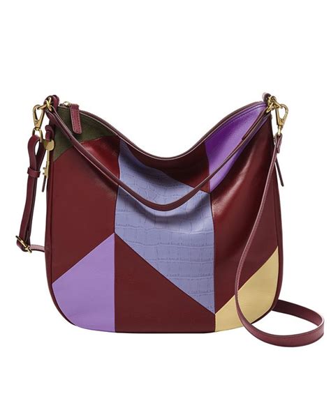 Fossil Jolie Hobo Patchwork