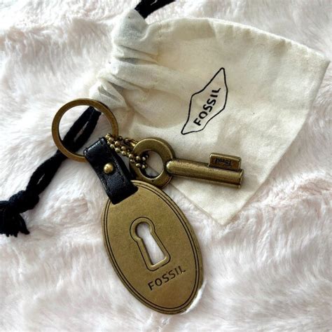 Fossil Key Bag Charm