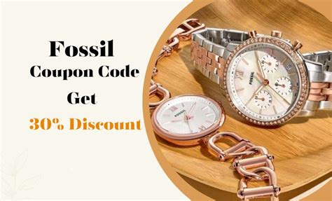 fossil watch discount codes