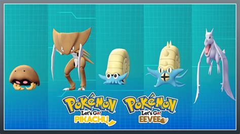Fossils In Let's Go Eevee