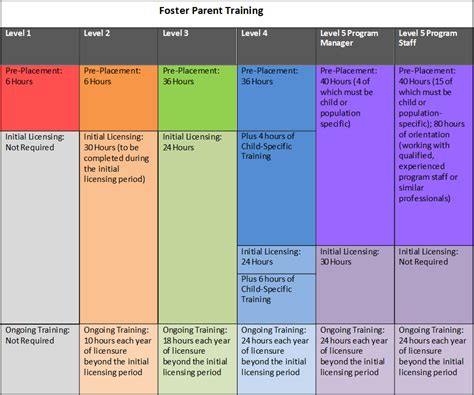 foster parent training hours