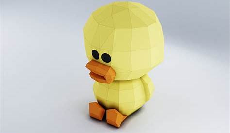 Paper duck | Paper animals, Paper dolls, Hello kitty crafts