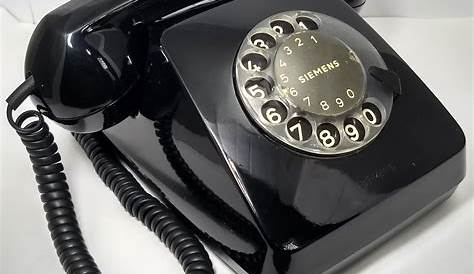 Telefone Antigo Siemens H70 Preto Disco Retrô Vintage - R$ 170,00 em