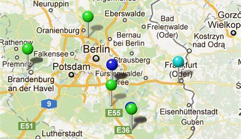 StepMap - Standorte - Landkarte für Deutschland