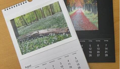 Hochwertige Fotokalender Bastelkalender 2024 DIN A5 für Fotos bis 10x15