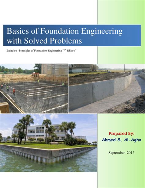 Foundation Engineering Solved Problems Pdf