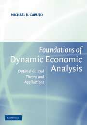 Foundations Of Dynamic Economic Analysis Optimal Control Theory And Applications