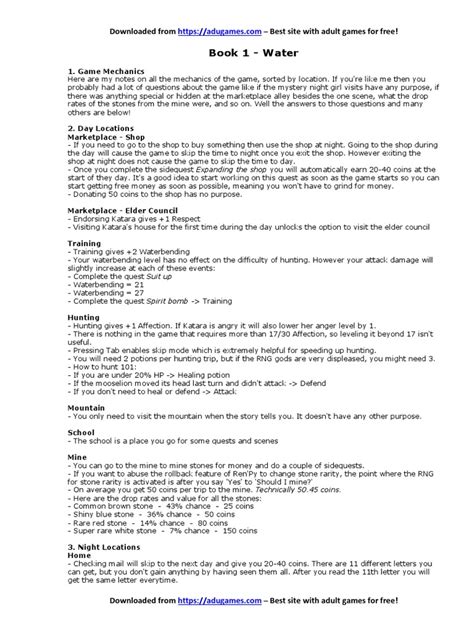 Four Elements Trainer Water Walkthrough