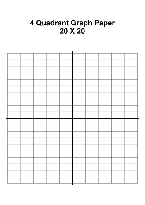 Four Quadrent Graph Paper