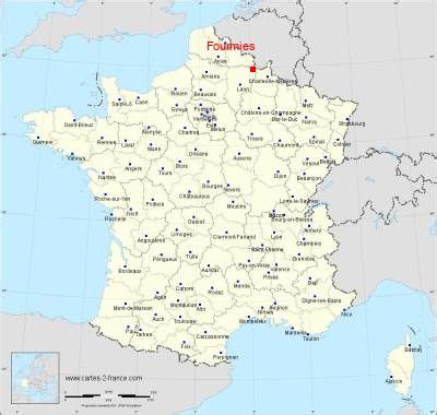 Plan Fourmies carte ville Fourmies