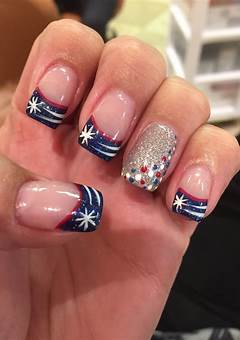 Fourth Of July Acrylic Nail Designs