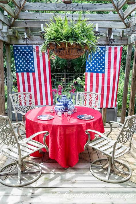 4th of July Front Porch Ideas Patriotic Outdoor Decorations for your house