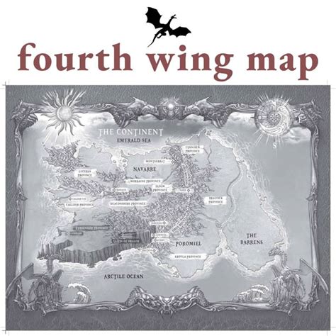 Fourth Wing Book Map