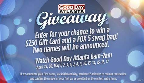 Fox5atlanta Good Day Atlanta Holiday Giveaway Contest