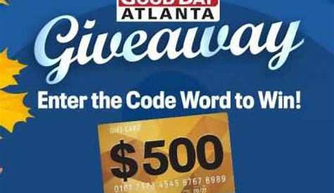 Fox 5 Atlantagood Day Giveaway Atlanta Good Atlanta Gift Card Chance