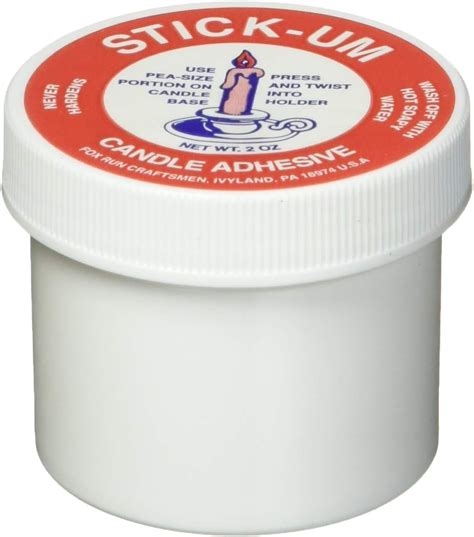 StickUm Candle Adhesive 2 Ounces Holds Candles Straight