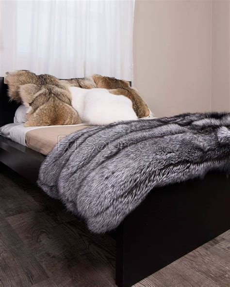 Fox Fur Bed Throw