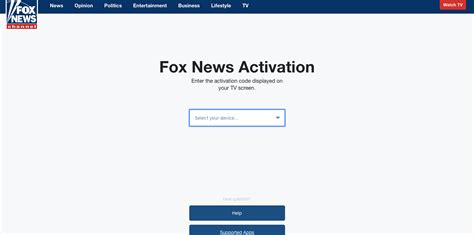 fox news connect enter code number free