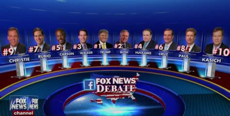 fox news live republican debate