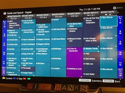 fox television schedule today