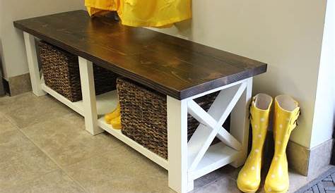 Easy DIY Bench For Small Entryway (With Free Plans) Diy