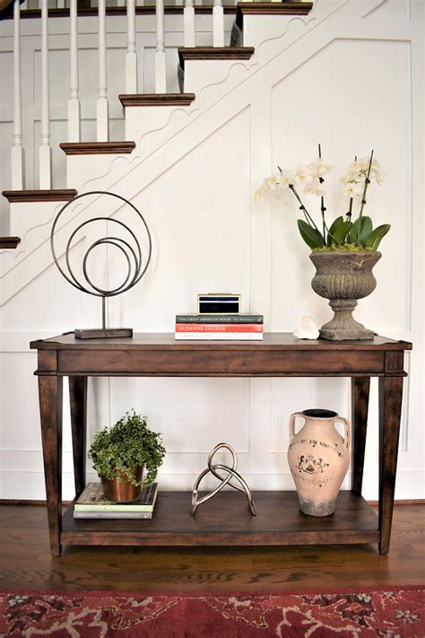 Foyer Console Table Vignette