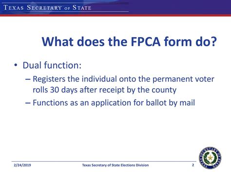 fpca application voting