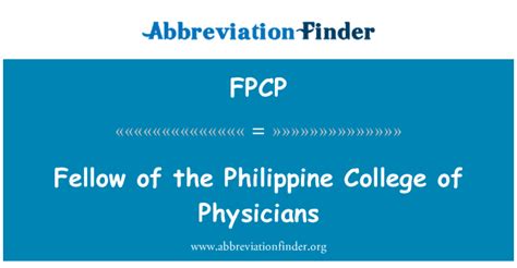 fpcp doctor meaning