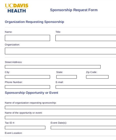 fpl sponsorship request form pdf