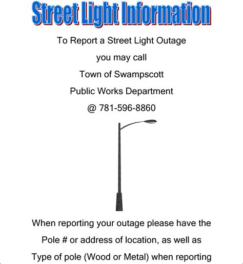 fpl street light out report form