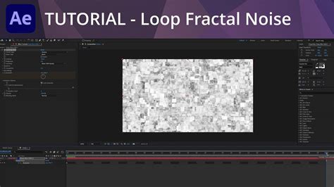 fractal noise tutorial after effects