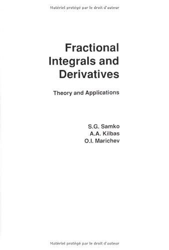 fractional integrals and derivatives