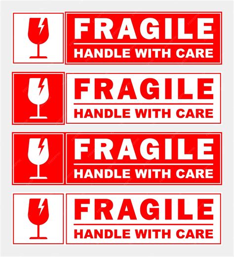 Fragile Handle With Care Labels Printable