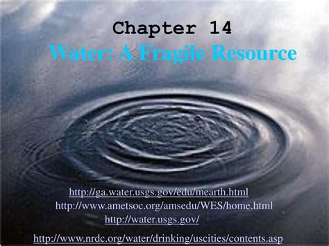 fragile water resources meaning