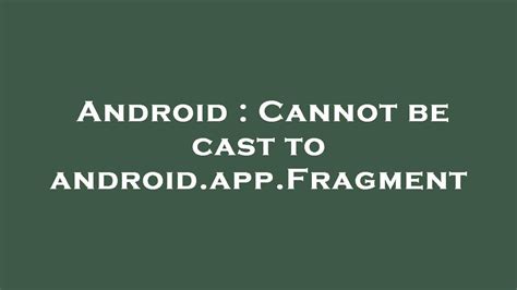 Inconvertible types; cannot cast android.app.Application error? Stack