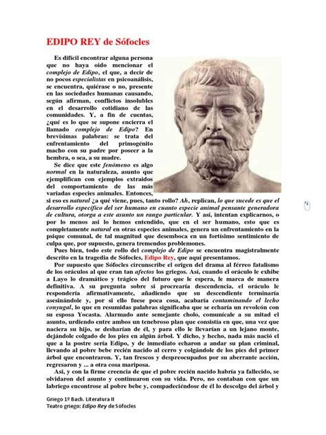 Discussion Fragmento De Edipo Rey Sofocles Update