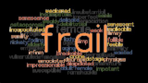 frail ka synonyms in english