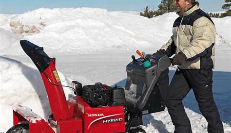 Honda HS1136 Raupenschneefräse Fraise à neige