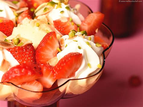 Fraises Melba revisitée