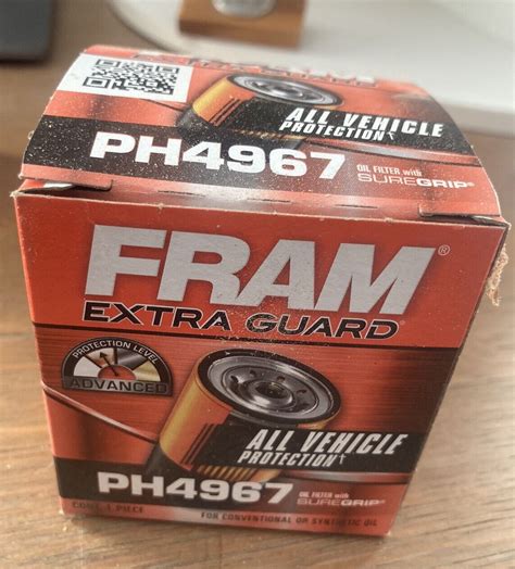 Fram Oil Filter Ph4967 Cross Reference