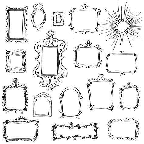 Frame Drawing Ideas Hand Drawn